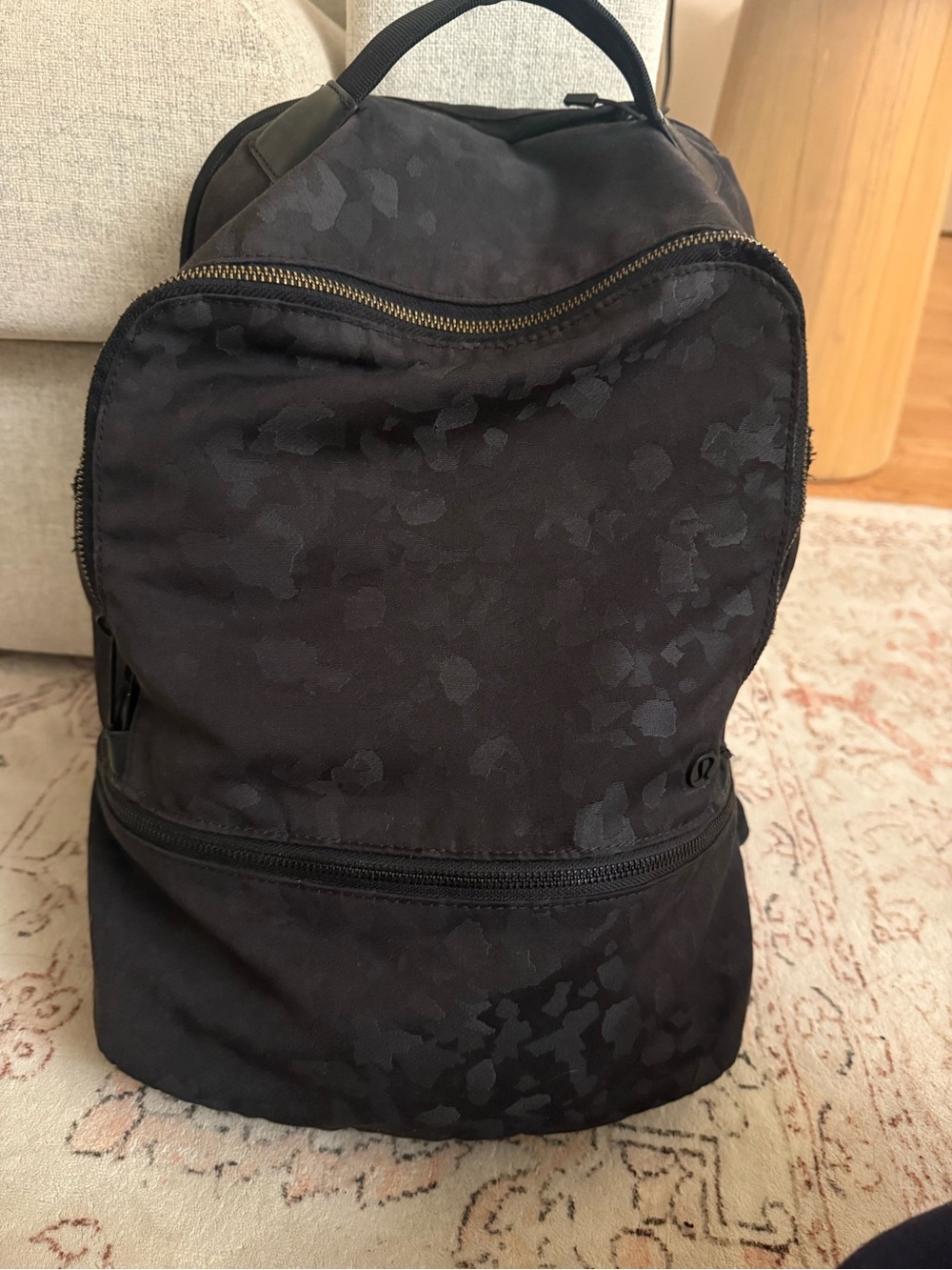 lululemon Black Camo Athletic Backpack